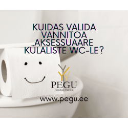 Kuidas valida vannitoa aksessuaare külaliste WC-le? Praktilised soovitused PEGU.ee-lt