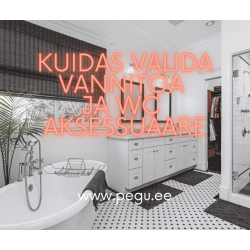 Kuidas valida vannitoa ja WC aksessuaare: praktilised soovitused PEGU-lt