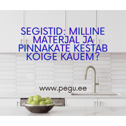 Segisti ostja juhend: millest segistid tehakse ja mis on PVD kate?