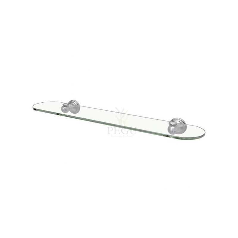 Haceka Allure klaasriiul 600mm, harjatud metall