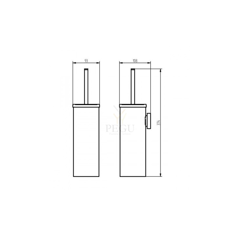 Haceka Kosmos Doppelter Haken 9,1x5x5,3 cm Gebürstetes Kupfer - Saniweb