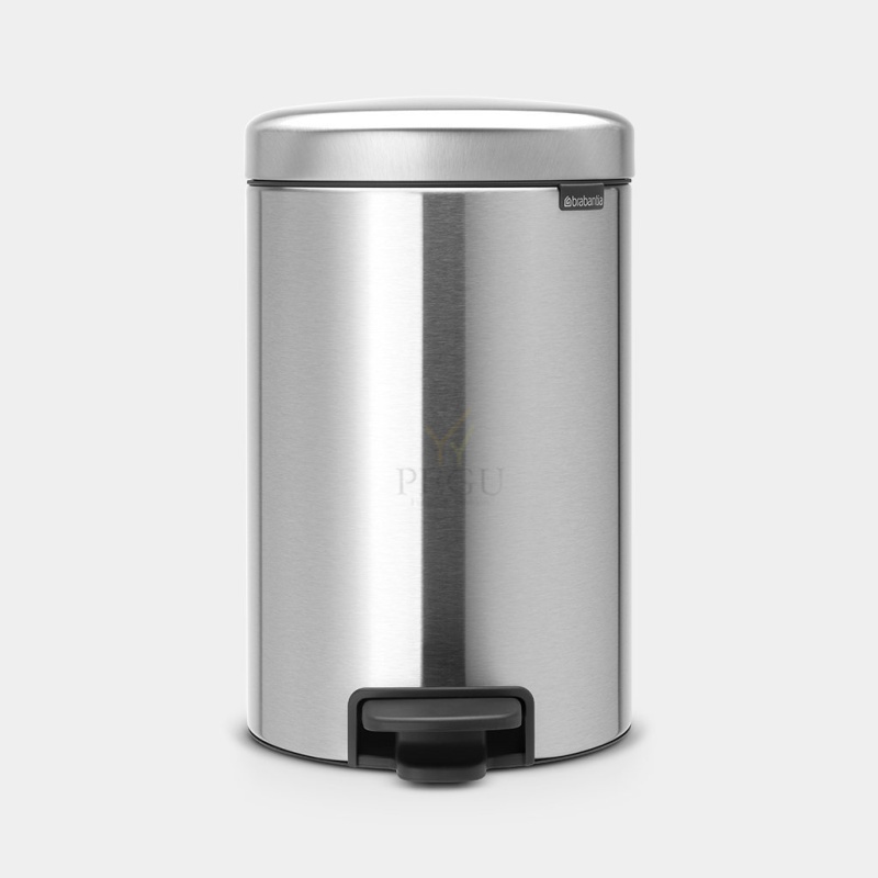 Newicon Brabantia мусорница 12l, нержавеющая сталь, FPP с педалью, плавное закрывание