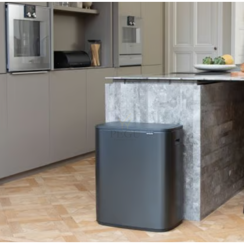 Touch bin корзина для мусора, soft-close Brabantia BO, 60L Confident Grey