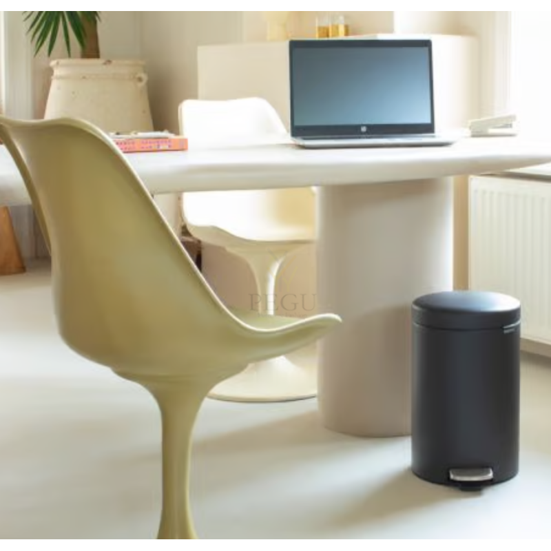 Newicon Brabantia prügikast 12l pedaaliga vaikselt sulguv Mineral Infinite Grey