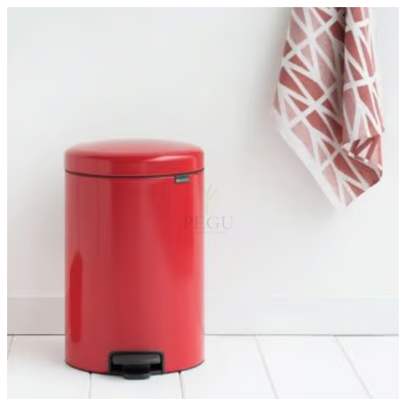 Brabantia pedaaliga prügikast Newicon 20L, Passion RED