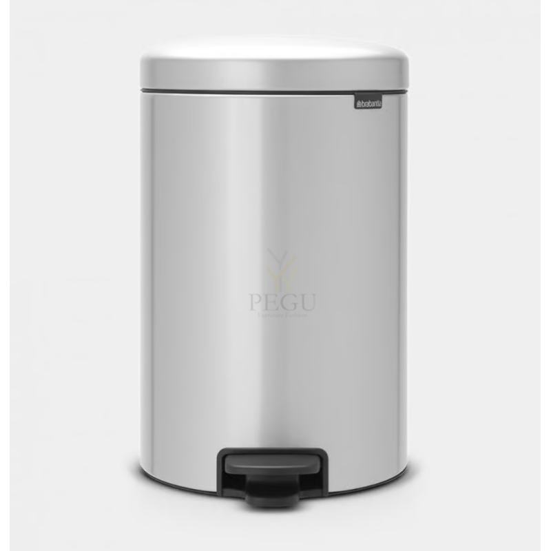 Brabantia pedaaliga prügikast Newicon 20L, Metallic Grey