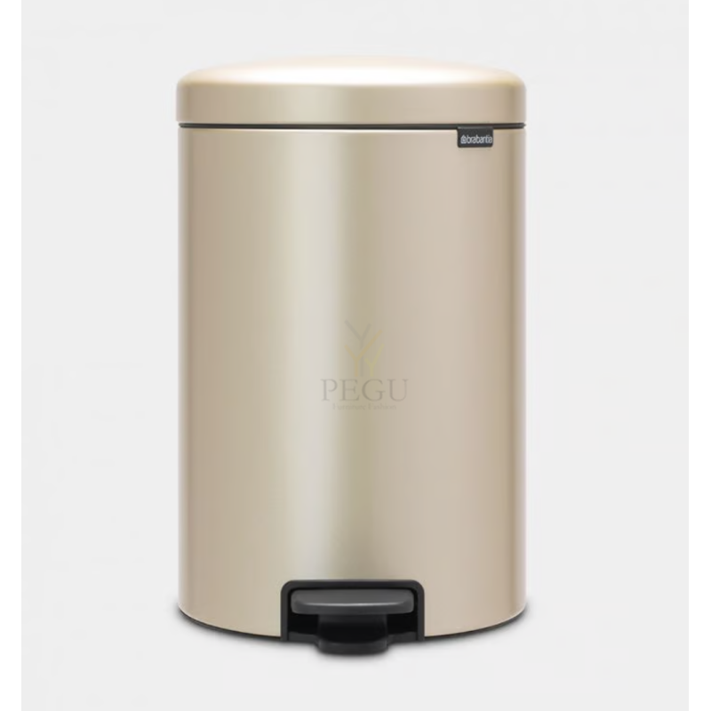 Brabantia pedaaliga prügikast Newicon 20L, Metallic Gold
