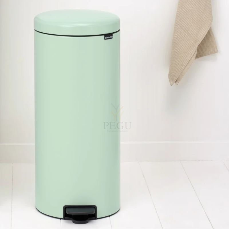 Newicon Brabantia мусорница 30l, с педалью, плавное закрывание Jade Green