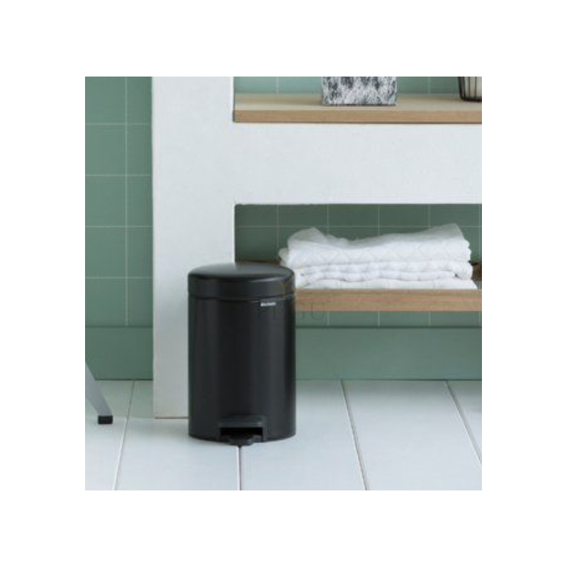 Brabantia мусорное ведро Newicon 3L, soft-closed крышка матовый чёрный