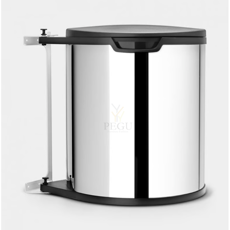 Ведро для мусора для кухонного шкафа Brabantia 15L,  Brilliant Steel