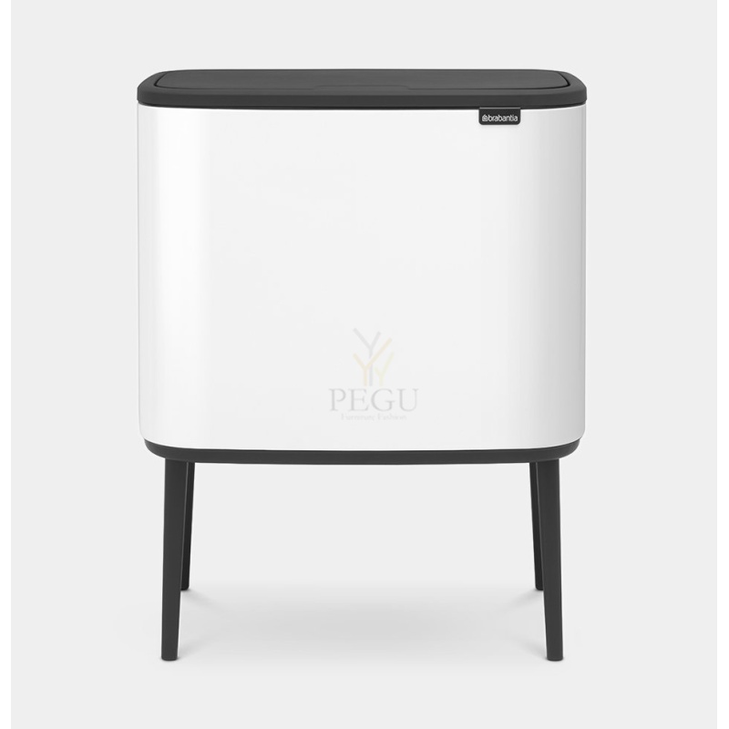 Touch bin sorteerimise prügikast, soft-close Brabantia BO, 11+23L valge