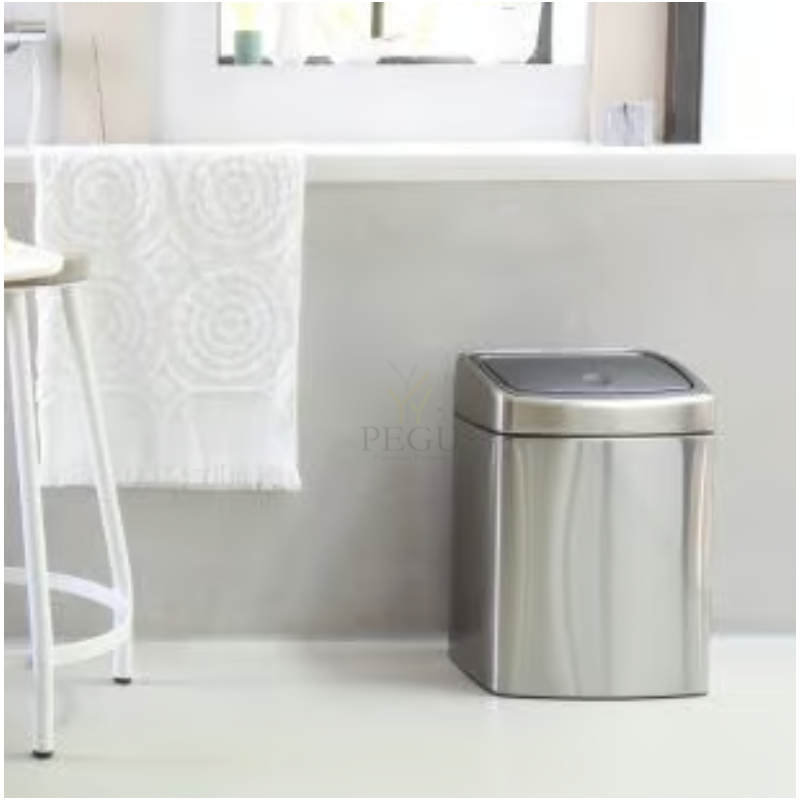 Brabantia prügikast TOUCH BIN kandiline 10L, Brilliant Steel