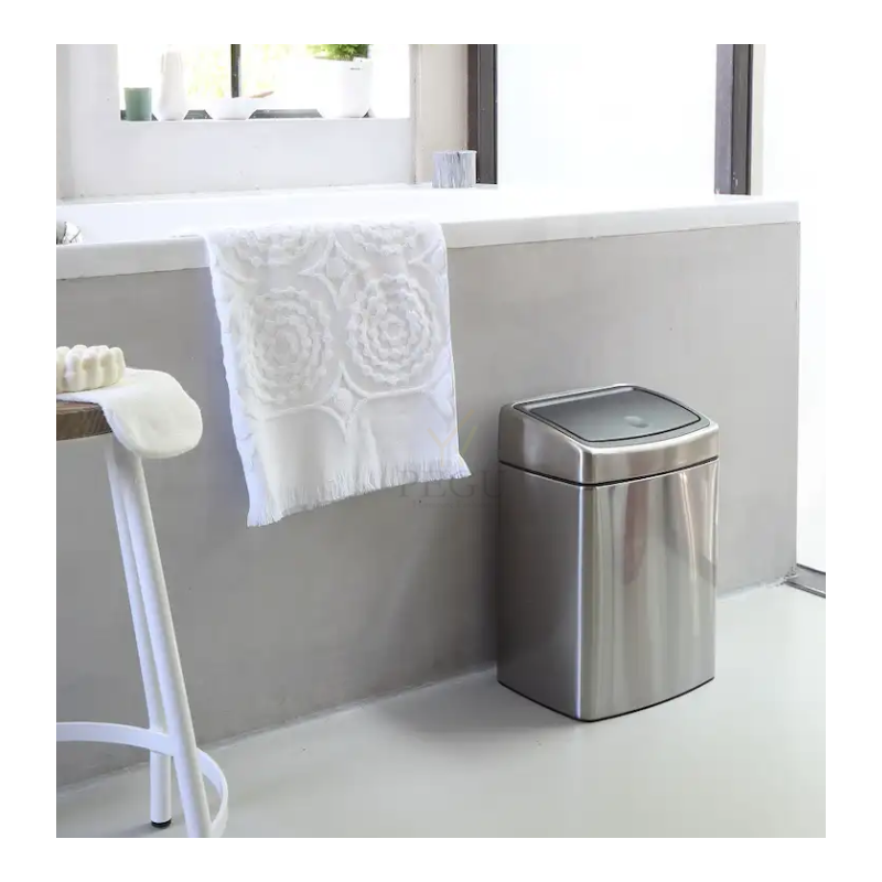 Brabantia prügikast TOUCH BIN kandiline 10L, Matt Steel FPP