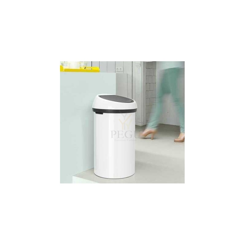 Touch bin kaanega prügikast, Brabantia XXL 60L valge