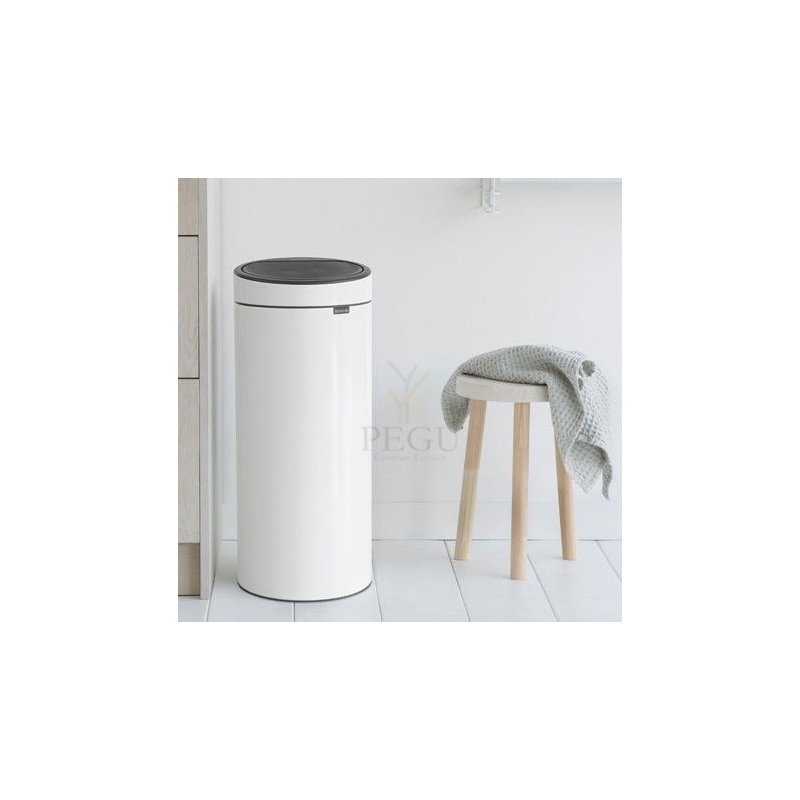 Brabantia prügikast TOUCH BIN FLATBACK 30L valge