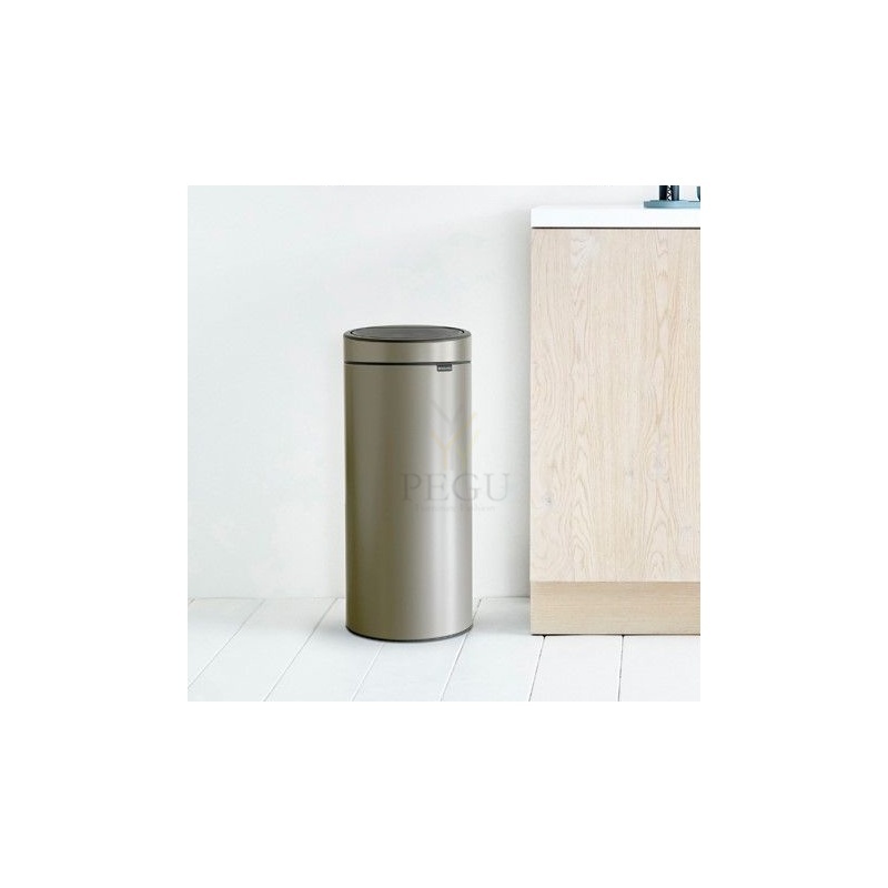 Brabantia prügikast TOUCH BIN FLATBACK 30L Platinum