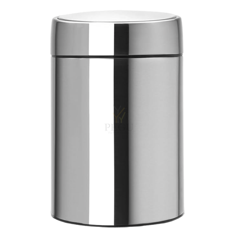 Prügikast seinale Brabantia 5L Slide bin 5L, Matt Steel FFP