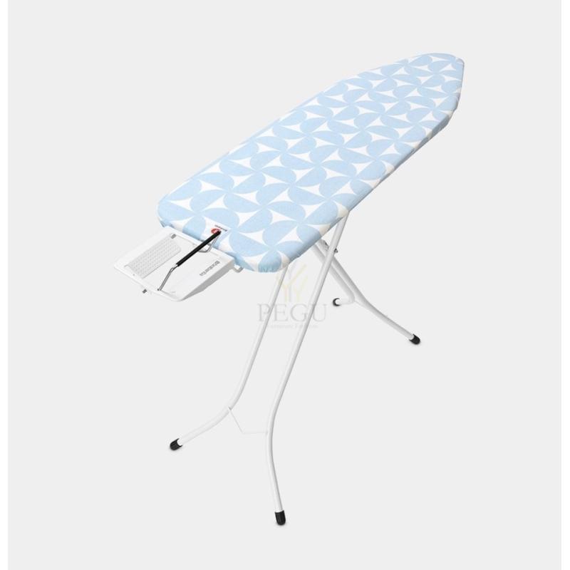 Triikimislaud Brabantia B, 124x38CM valge raam/Fresh Breeze