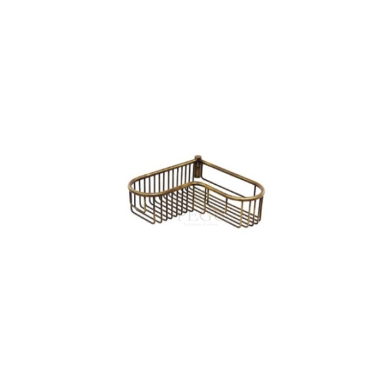 Угловая полочка для шампуня CAOS 30x9x30, бронза