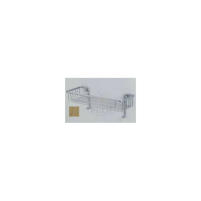 Полка в ванную комнату CAOS 400x140x140mm, бронза