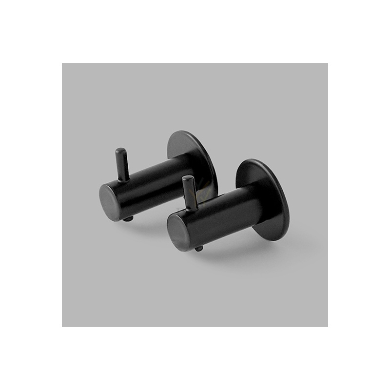 Nagi oksaga, d14x36mm, AISI316, matt must 2 tk RAL9005