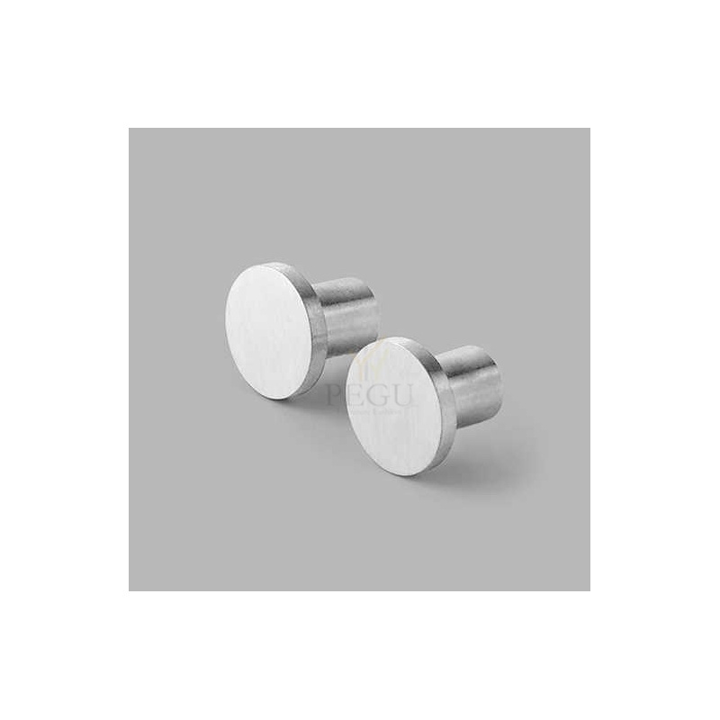Nagi Ø25 x 21 mm,  steel 2 tk