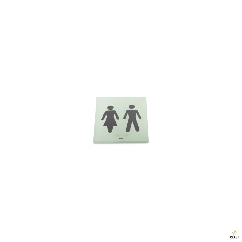 Piktogramm "MAN/WOMEN", liimitav akrüül 86x86
