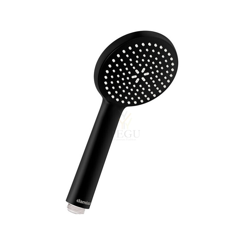 Dušiotsik d100mm CORE 6l/min veesäästlik eco matt must