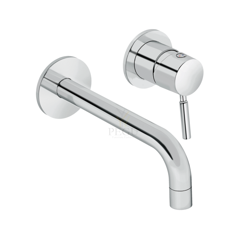 Damixa nähtavad osad süvistatavale valamausegistile (180 MM) kroom