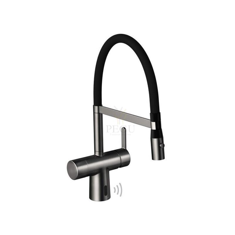 Damixa Silhouet touchless PRO 7416255 кухонный смеситель матовый серый графит PVD