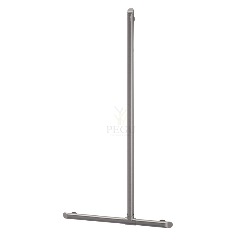Delabie Be-line T-инвалидная ручка d35MM 1130x500mm антрацит алюминий