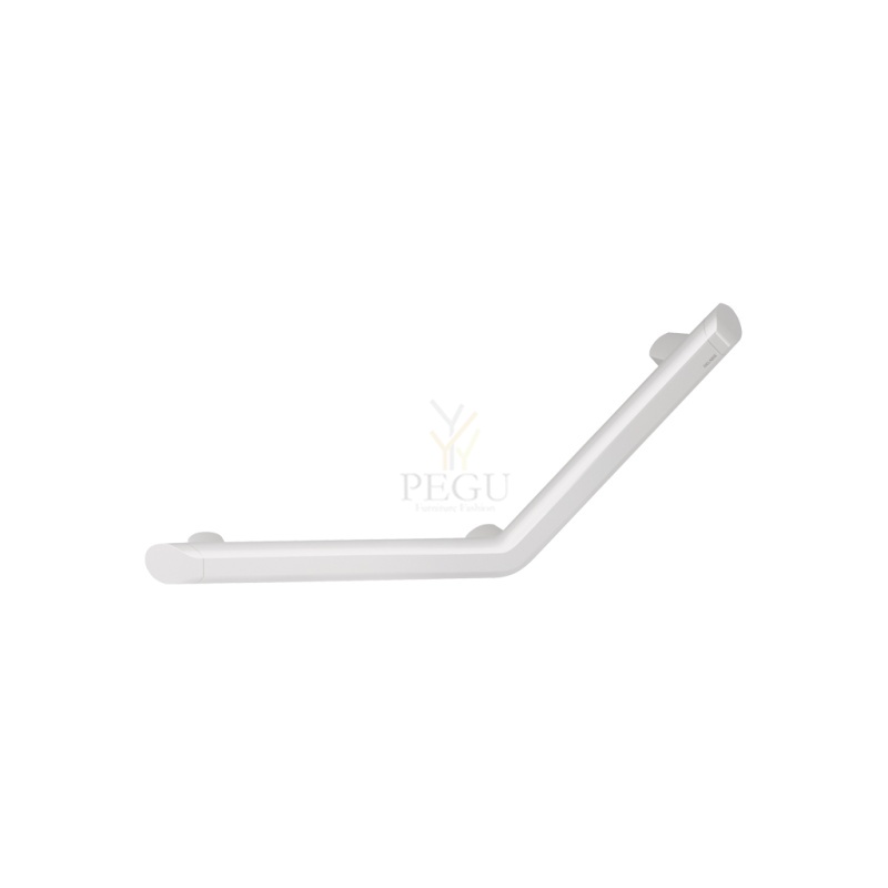Delabie Be-line инвалидная ручка 135° 220 x 220mm матовый белый алюминий