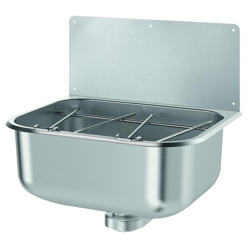Delabie L460mm valamu, ämberresti ja pritsmisplekiga R/V teras AISI304