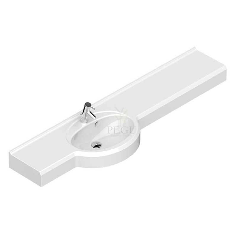 Valamu EUMAR Amadeus 180L vasak 1800x490x120 GelCeramic segisti avaga