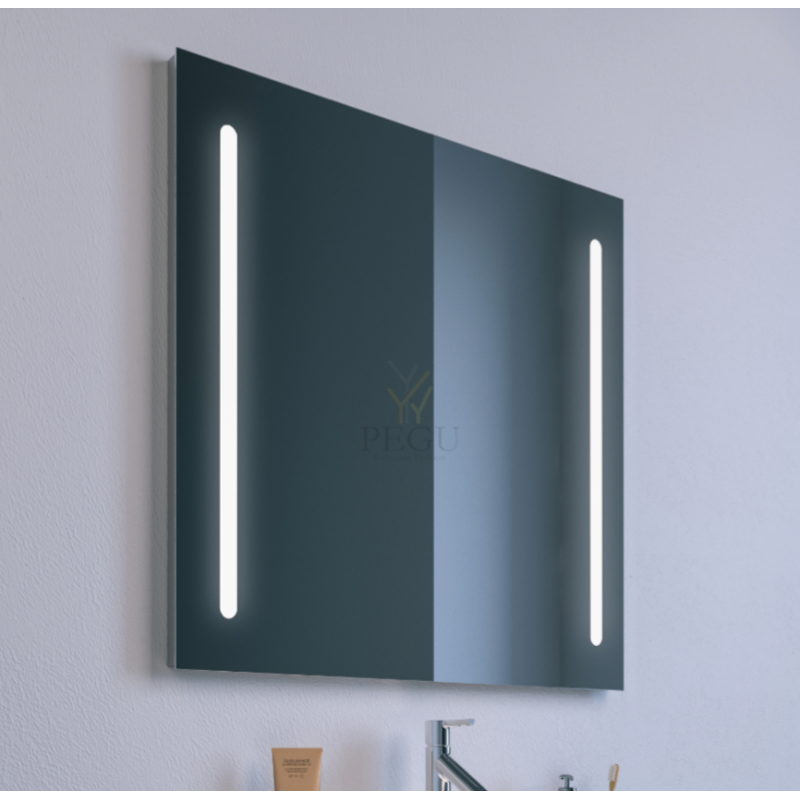 Eumar зеркало Due 60x80 с LED подсветкой