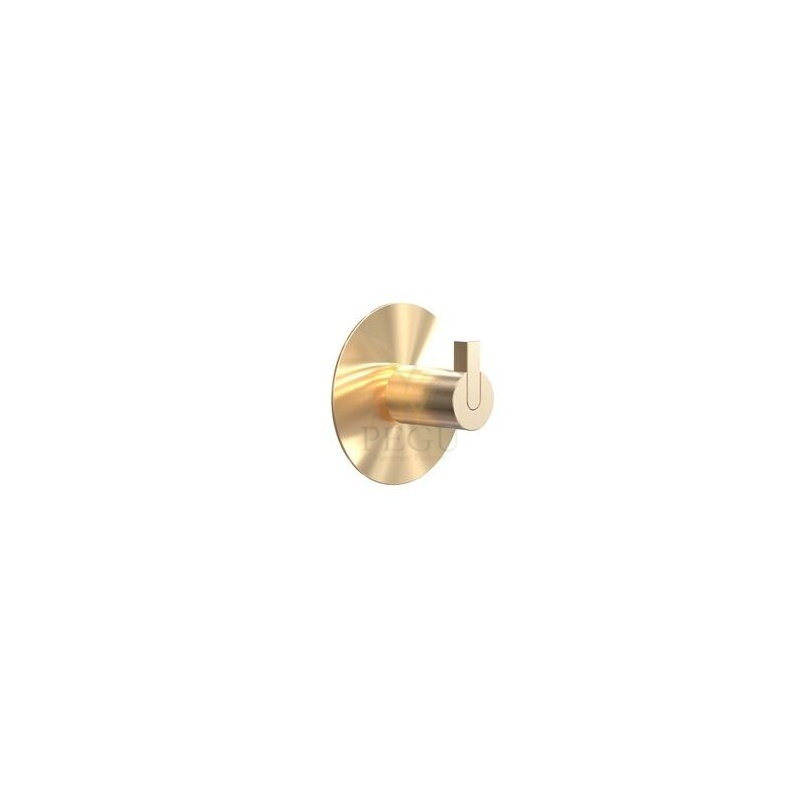 Nagi 1901-5 kleebitav Ø16/50 mm, 3M isekleepuva tagusega, harjatud kuld