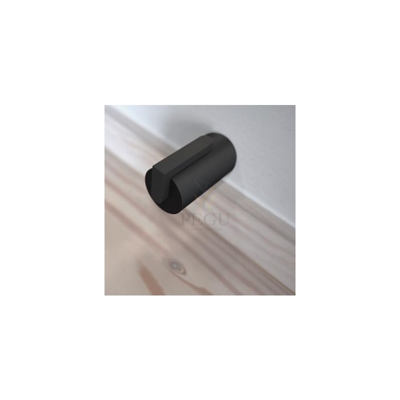 Uksepiiraja Frost DOOR STOP 1, Nova 2, harjatud must