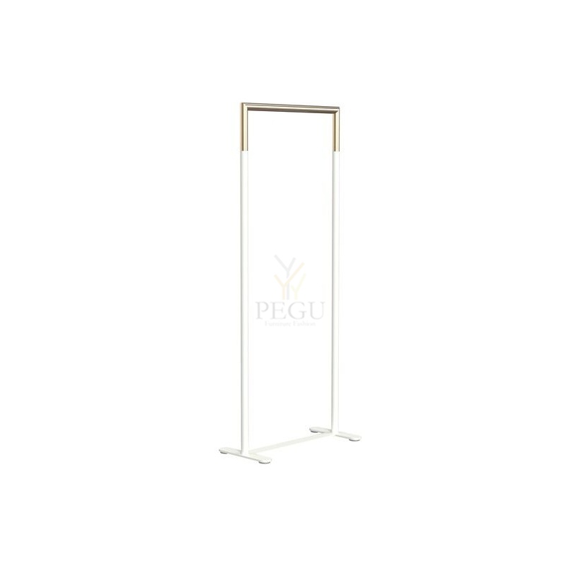 Riidestange BUKTO 6002 Frost 628x1500mm valge-harjatud kuld