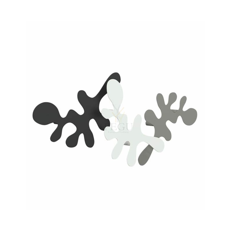 Camouflage-комплект, крючки под польто, L400xH240xP67mm, black-white-grey