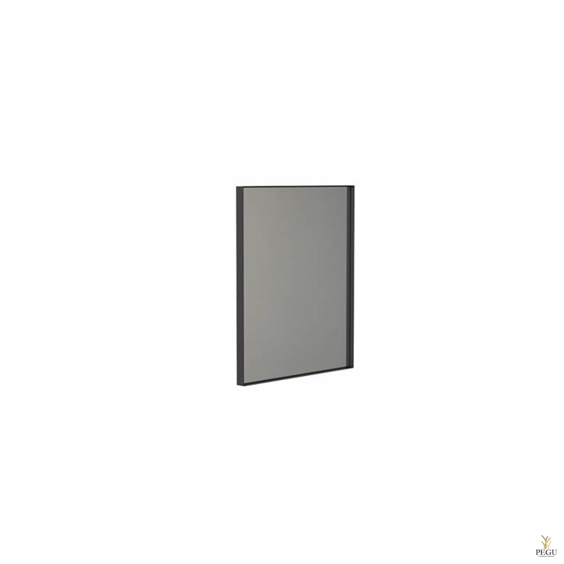 Frost зеркало с рамой 600x500mm чёрный алюминий