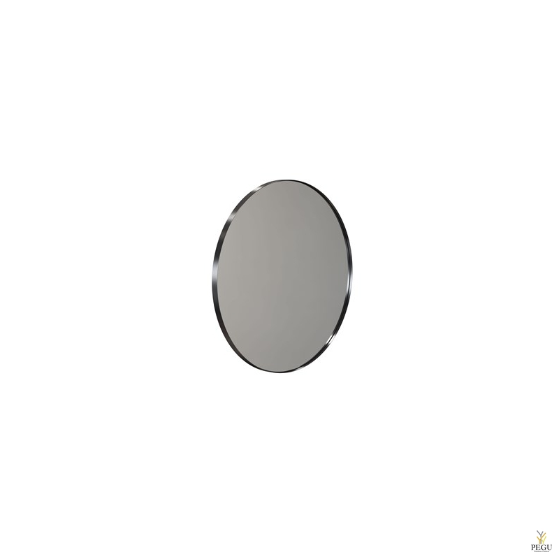 Зеркало Frost UNU круглое с рамой d800mm матовый чёрный