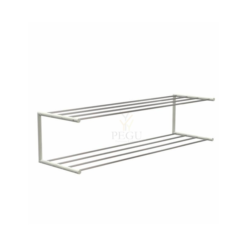 Frost Kingariiul Shoe shelf 2 Nova 1000mm R/V teras poleeritud/valge