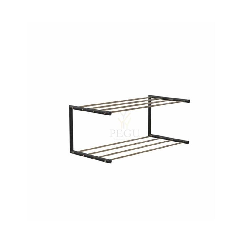 Frost обувная полка Shoe shelf 1 Nova 600mm Н/Р сталь золото/чёрный