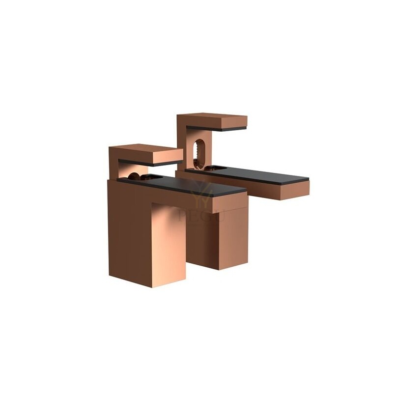 Frost riiuli klamber SHELF CLAMP 6, 2 tk, Quadra, RST, harjatud vask