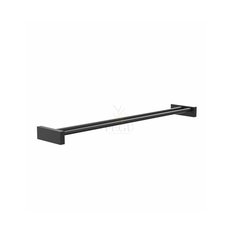 Держатель для полотенца 2-й FROST Quadra TOWEL BAR 6 600mm чёрный