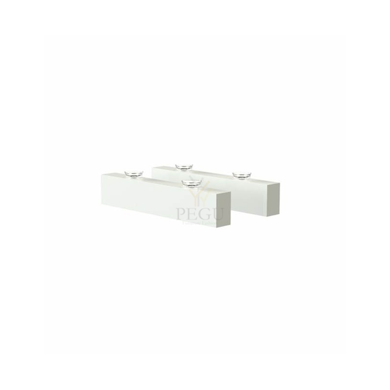 Frost riiulikandur SHELF BRACKET 3, 2 tk, Quadra, valge