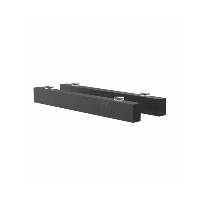 Frost крепления для полки SHELF BRACKET 4, 2 шт, Quadra, чёрные
