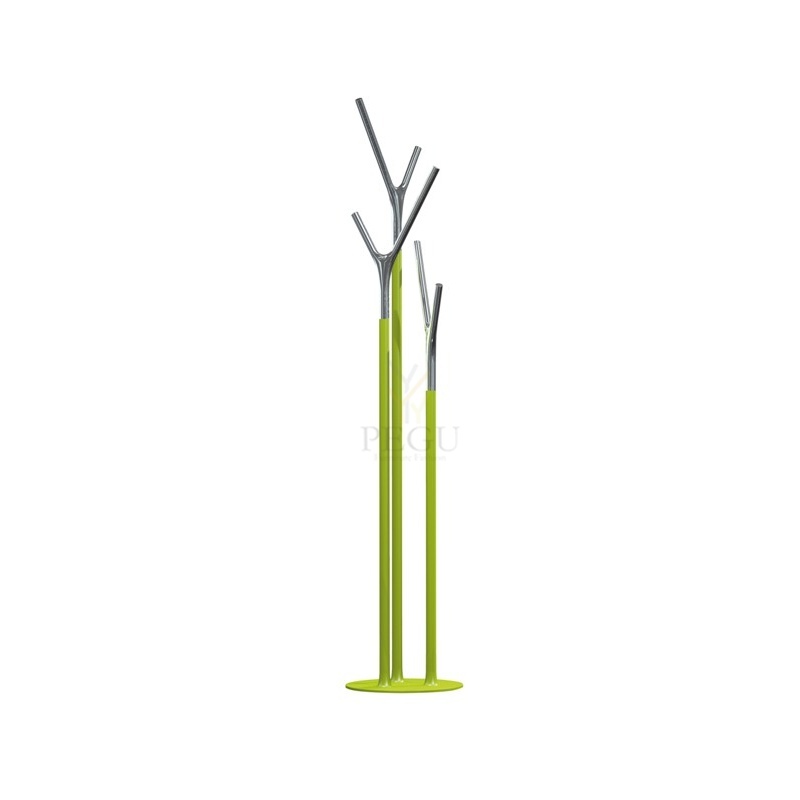 Напольная вешалка Wishbone, lime-chrom