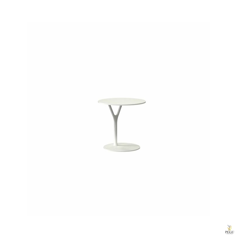 Wishbone столик, D450xH450mm, белый