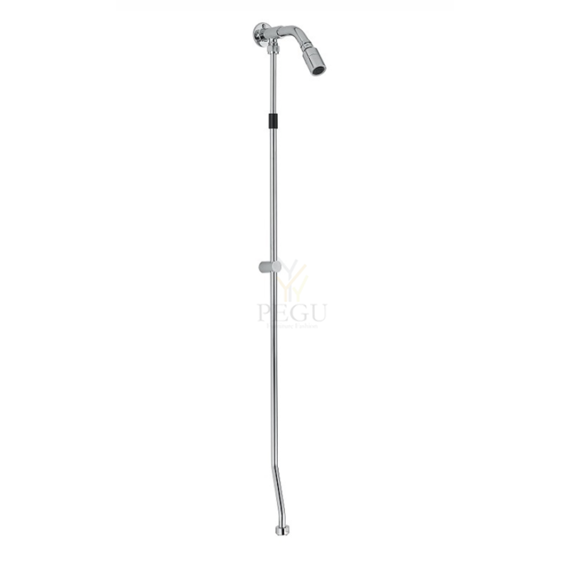Dušiotsiku ja ühendustoruga komplekt – 8 l/min, kroomitud toru 900-1450mm